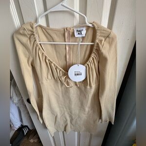 Princess Polly Millie Mini Dress in beige size 6
